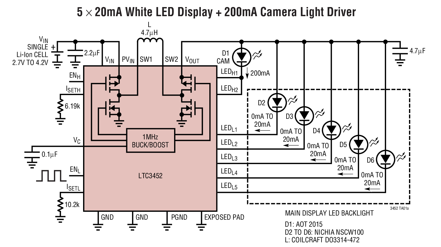 LTC3452Ӧͼһ